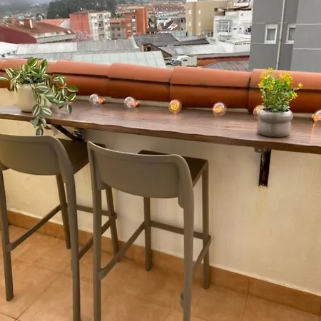 Acogedor Atico En Nigran Pontevedra Exterior foto